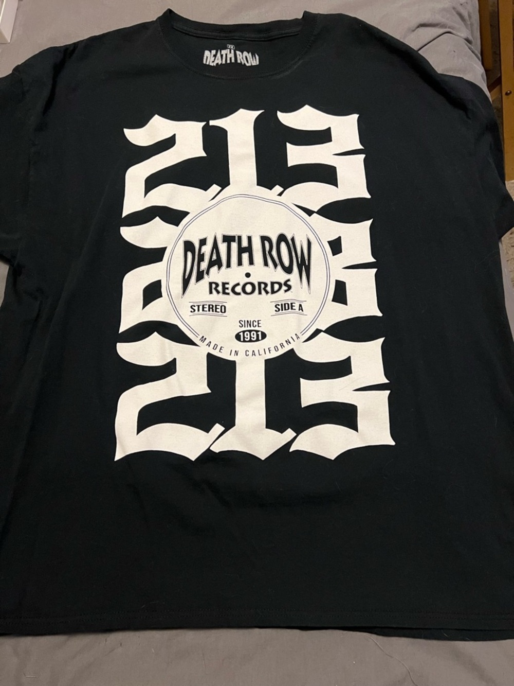 Death Row Records Black Graphic Tee